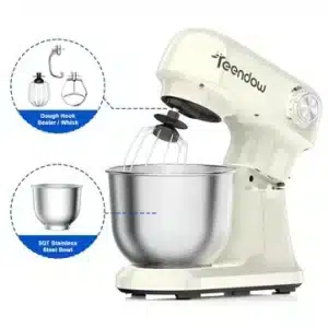 Teendow SM-B03 5Qt Stand Mixer 12-Speed