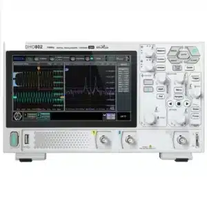 DHO802 digitális oszcilloszkóp 70MHz 12 bites 1,25 GSa/s érintőképernyő
