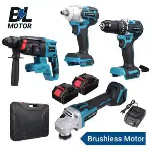 Drillpro 4 részes akkus szerszámkészlet kefe nélküli motorokkal