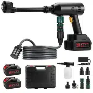 Hcalory E1 1000PSI Φορητό Πλυστικό Μηχάνημα με Διπλές Μπαταρίες