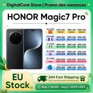 smartfon HONOR Magic7 Pro 5G z procesorem Snapdragon 8 Elite, ładowaniem 100W