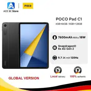 POCO Pad C1 Tablet Snapdragon 6s 4G Gen 2 9.7″ 2K 120Hz 7600mAh