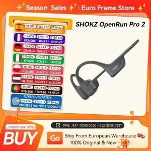 Słuchawki sportowe Shokz OpenRun Pro 2 z otwartym uchem, Bluetooth 5.3