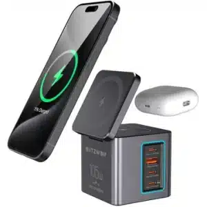 Blitzwolf BW-i113 105W GaN Επιτραπέζιος Σταθμός Φόρτισης με Ασύρματο Φορτιστή