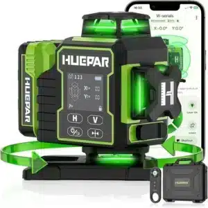 Huepar W03CG/W04CG Poziomica Laserowa 3D/4D z Kontrolą Bluetooth