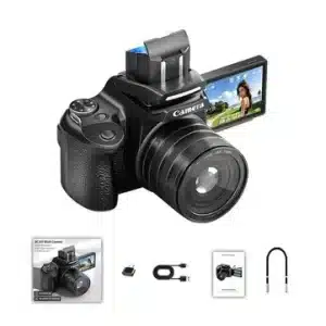 DC207 Aparat cyfrowy 4K, 16MP, zoom 28x, podwójny ekran