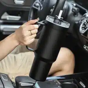 Xmund Kubek Izolowany 40oz ze Stali Nierdzewnej z Uchwytem i Słomką