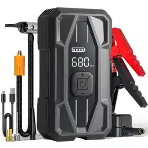 5000A bikázó légkompresszorral és 30W PD power bankkel