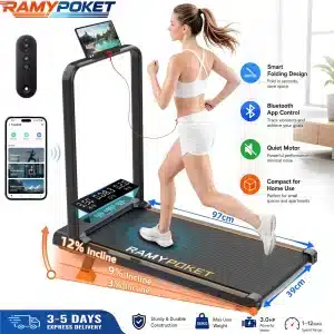 RAMYPOKET Αναδιπλούμενος Ηλεκτρικός Διάδρομος με Κλίση και Εφαρμογή