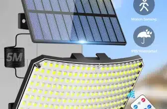 234 LED napelemes kültéri lámpák mozgásérzékelővel