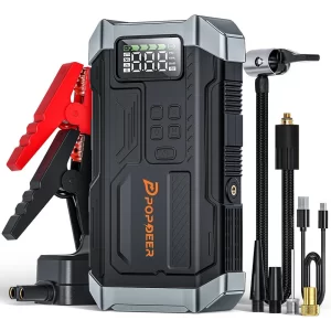 POPDEER PD-JA3 Jump Starter with Air Compressor