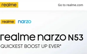 Realme Narzo N53 Officially Released on May 18: Rear Dual Camera, 7.49mm Thick