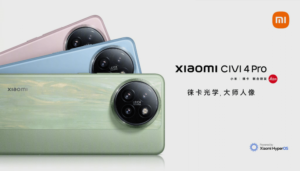 Xiaomi Civi 4 Pro Launched: Snapdragon 8s Gen3, Starting at 2999 Yuan