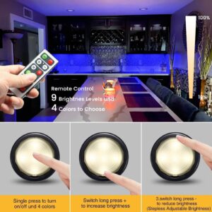 6-Pack Dimmable Under Cabinet Lights w/ Remote & Timing