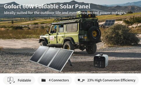 GOFORT 60W 18V Portable Solar Panel