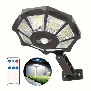 168 LED Solar Outdoor Wall Light