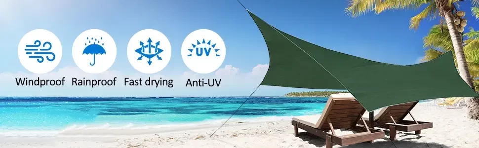 TOOCAPRO Outdoor Waterproof Tent Tarp