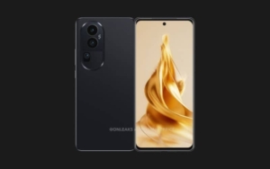 OPPO Reno 10 Pro Rendering Exposed: Centered Perforated Surface Screen, Rear Triple Camera
