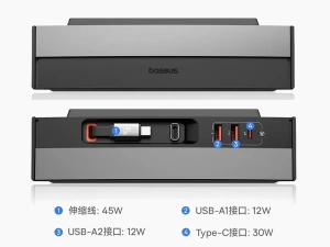 Baseus T-Space Docking Station For Tesla Vehicles Launched: 4 Ports, 45W Fast Charging