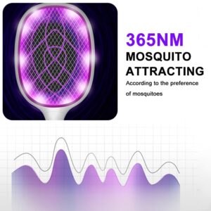 3-in-1 3000V Electric 10 LED Trap Mosquito Killer Lamp