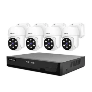 SriHome NVS005-POE030 5MP HD 4-kanałowy NVR PoE Zestaw Kamer Bezpieczeństwa