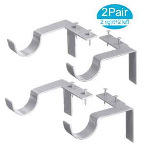 4-Piece Curtain Rod Brackets Set