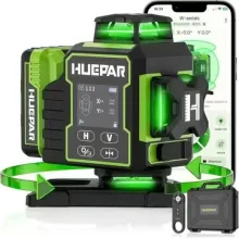 Huepar W03CG/W04CG Poziomica Laserowa 3D/4D z Kontrolą Bluetooth