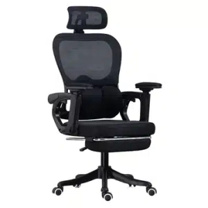 Ergonomikus irodai szék F02 3D kartámlákkal, deréktámasszal, lábtartóval