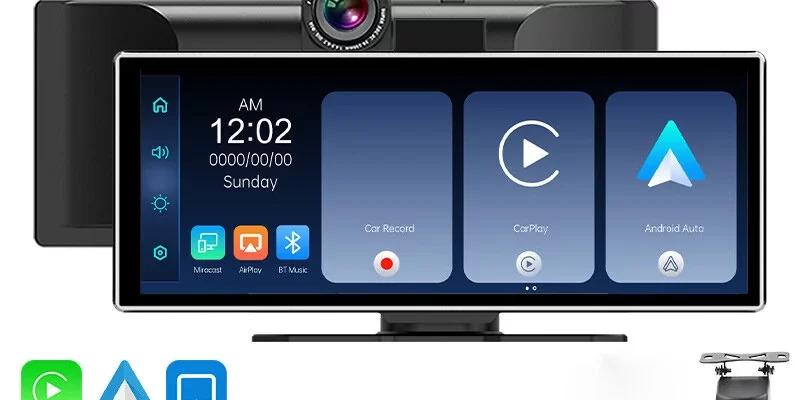 YUEHOO 11.26″ 4K CarPlay Dash Cam