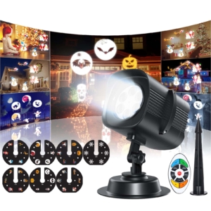 Christmas Halloween Projector Lights w/ 42 HD Slide Patterns