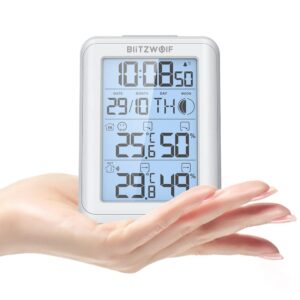 BlitzWolf® BW-TM01 LCD Screen Wireless Weather Station