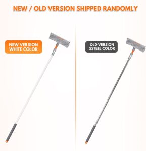 Bestnifly 2-in-1 Window Squeegee Cleaner w/ Extension Pole