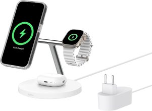Belkin BoostCharge Caricatore 3 in 1 con Qi2