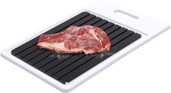 Fast Thawing Plate for Defrosting Frozen Food