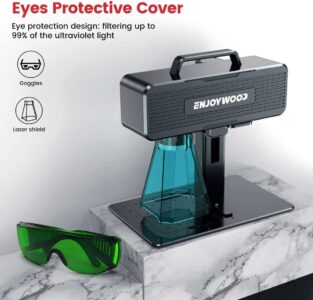 ENJOYWOOD Desktop and Handheld 2-in-1 Laser Engraving Machine