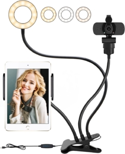 Webcam Light Stand for Live Stream