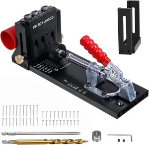 Enjoywood XK4 Pocket Hole Jig Kit 3 Drill Hole