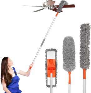 Washable Bendable Microfiber Duster Kit