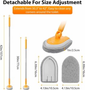 3-Piece Bestnifly Tub & Tile Scrubber Brush
