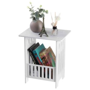Modern Bedside Table 32 x 26 x 40cm White