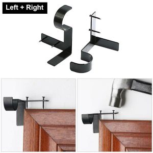 4-Piece Curtain Rod Brackets Set
