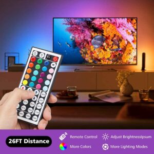 39.3FT/12M LED Strip Light Kit with Remote Controller