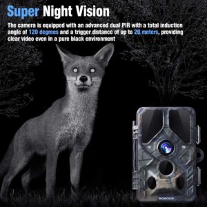 Chanarily 16MP 1080P Infrared 20m Night Vision Hunting Camera