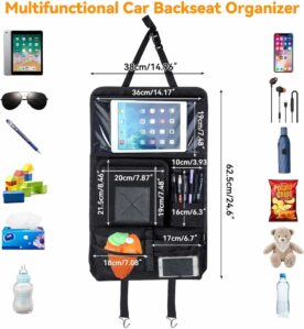 14 Pockets Car Back Organizer Backseat for Kids