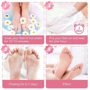 4-Pack Foot Peeling Mask