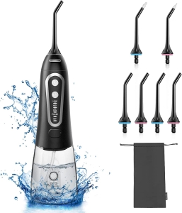 Generic Oral Irrigator for Teeth w/ 5 Modes and 6 Jet Tips