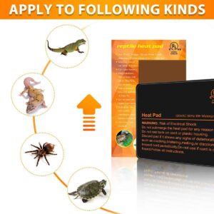 BKVESHI Reptile Heating Pad for 10-65 Gal Tank