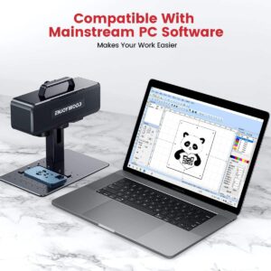 ENJOYWOOD Desktop and Handheld 2-in-1 Laser Engraving Machine