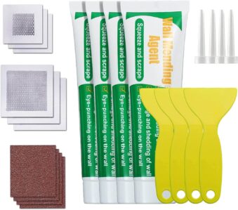 4-Pack Wall Repair Cream Putty with Scraper and Sandpaper