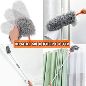 Washable Bendable Microfiber Duster Kit